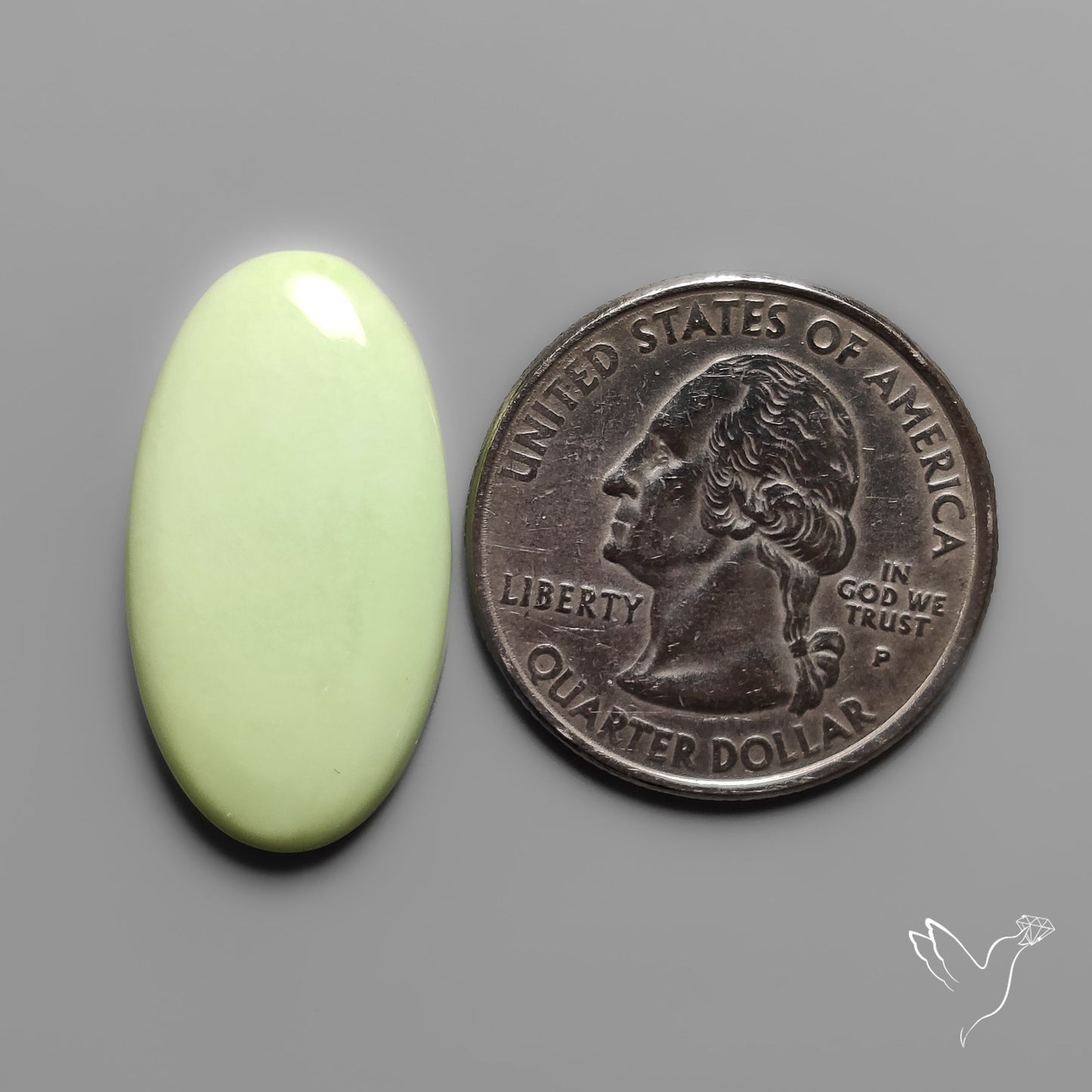Lemon Chrysoprase Cabochon