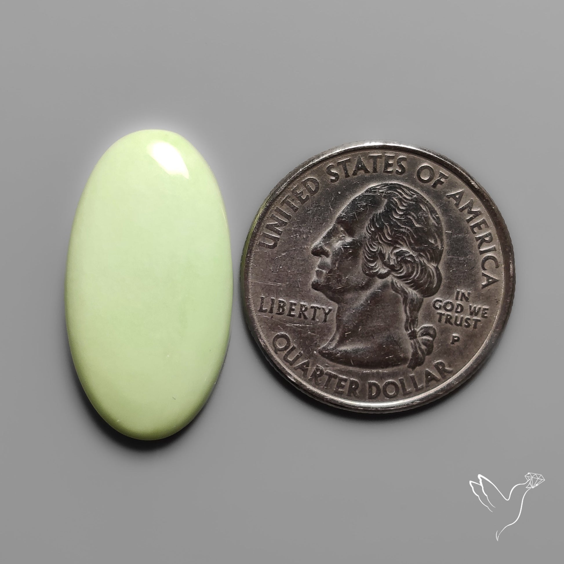 Lemon Chrysoprase Cabochon