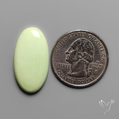 Lemon Chrysoprase Cabochon
