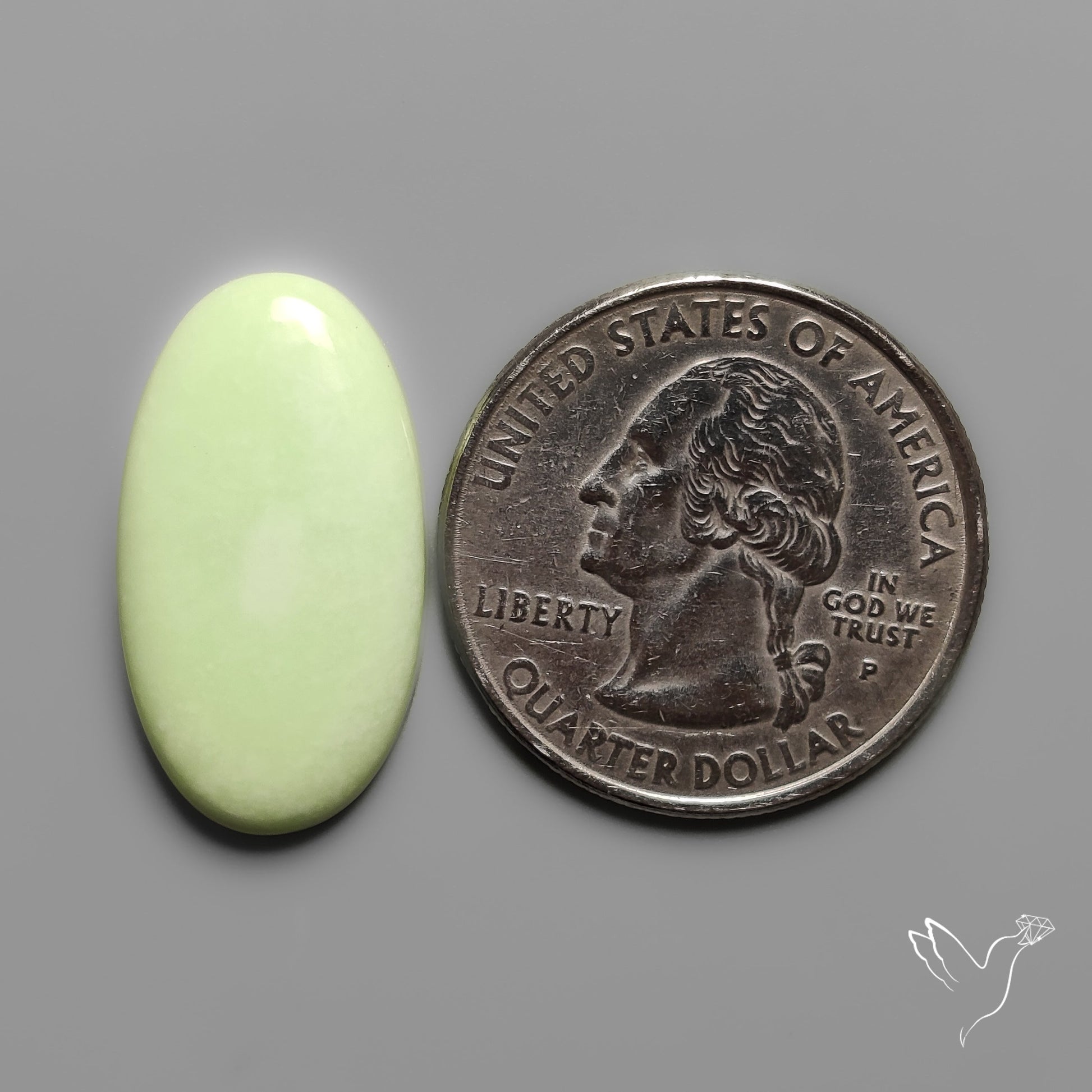 Lemon Chrysoprase Cabochon