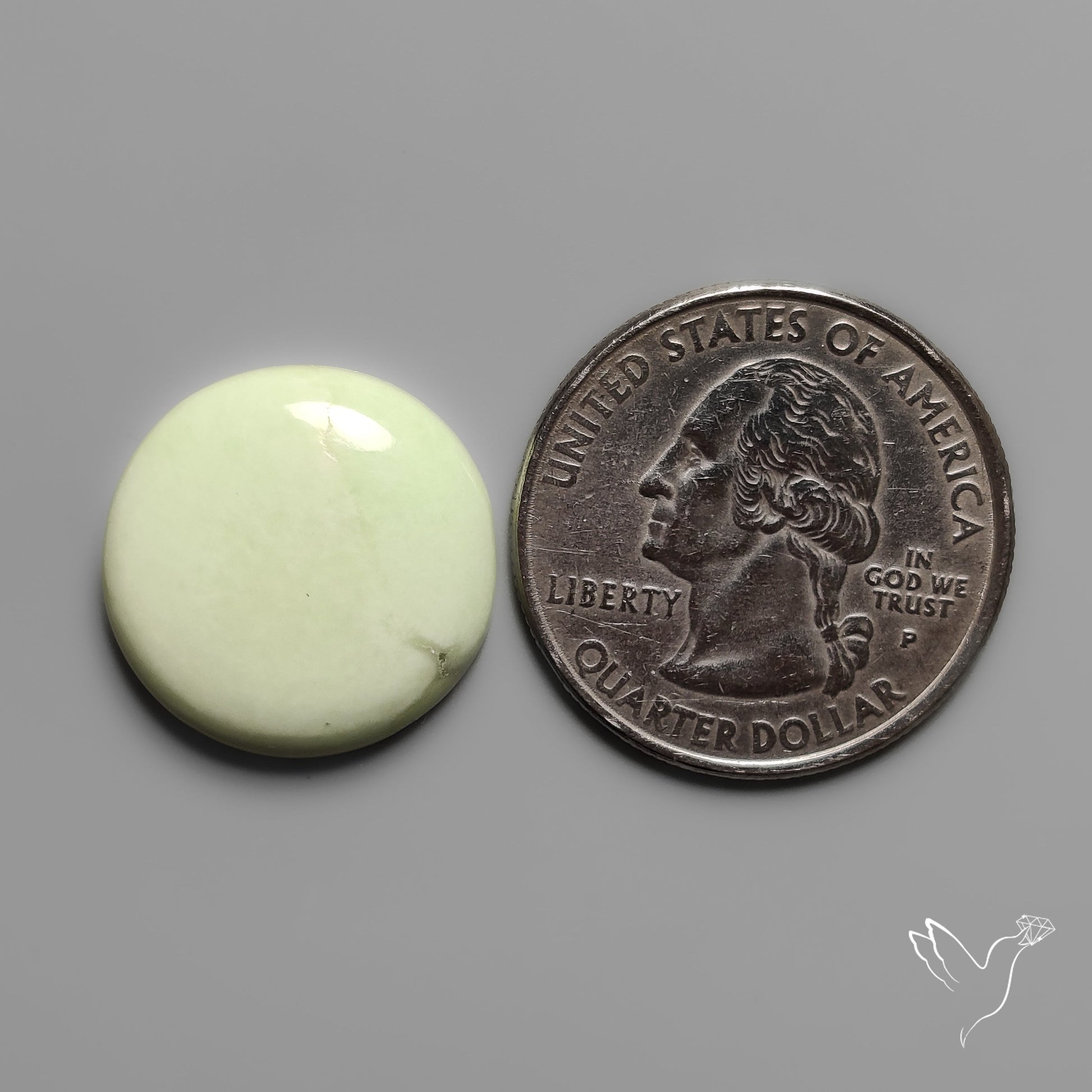Lemon Chrysoprase Cabochon