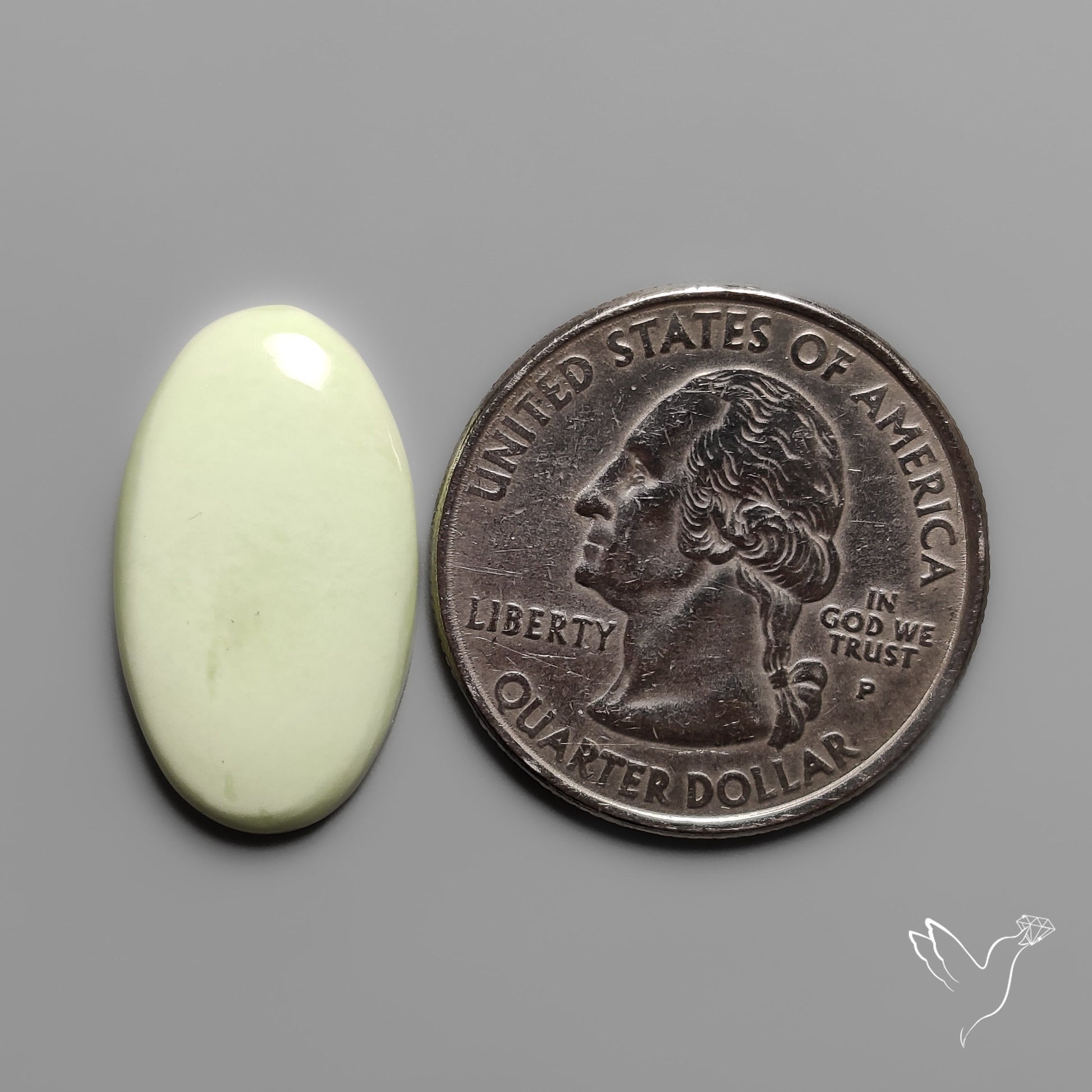 Lemon Chrysoprase Cabochon