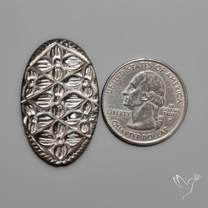 Black Moonstone Mughal Carving