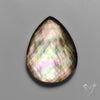 Checkerboard Cut Rainbow Mother Of Pearl Doublet