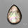Checkerboard Cut Rainbow Mother Of Pearl Doublet
