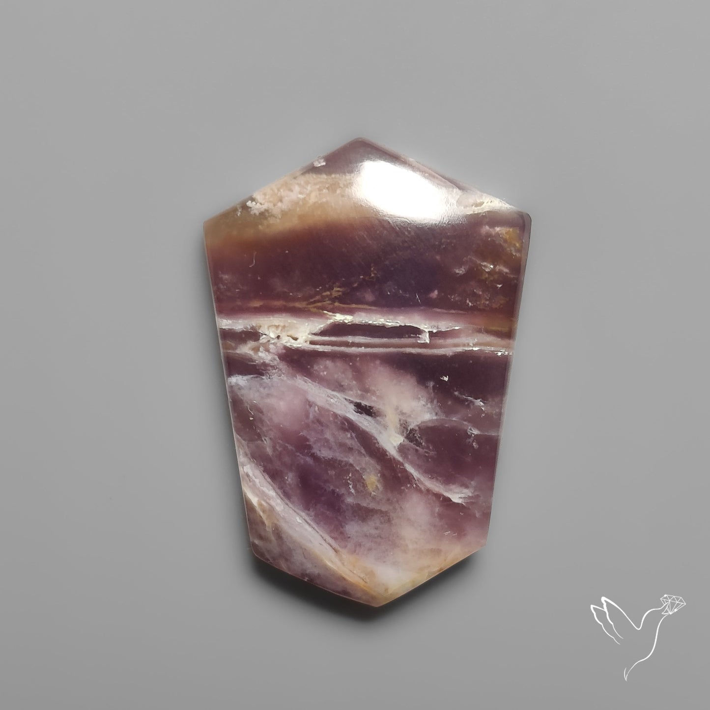 Purple Java Chalcedony Cabochon