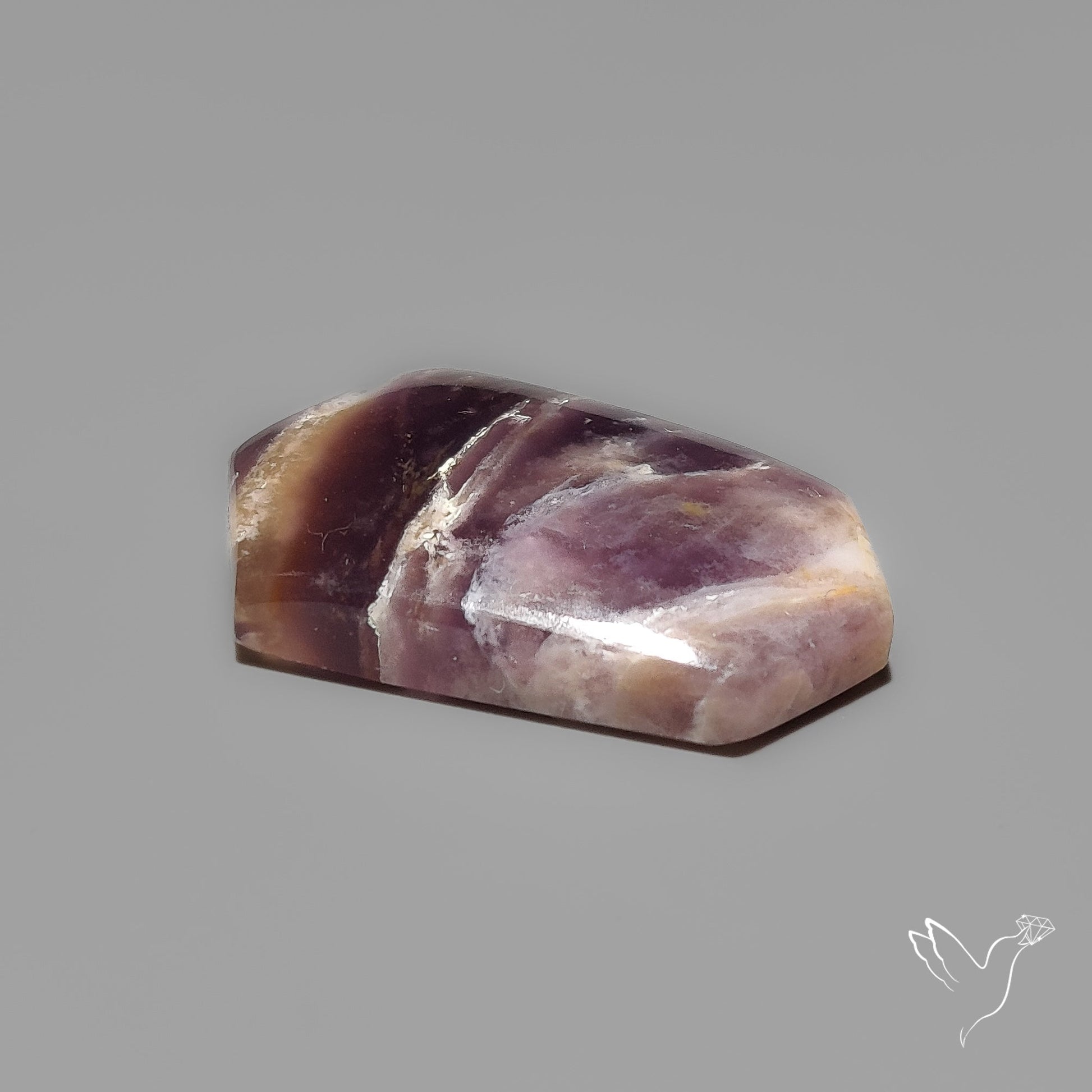 Purple Java Chalcedony Cabochon