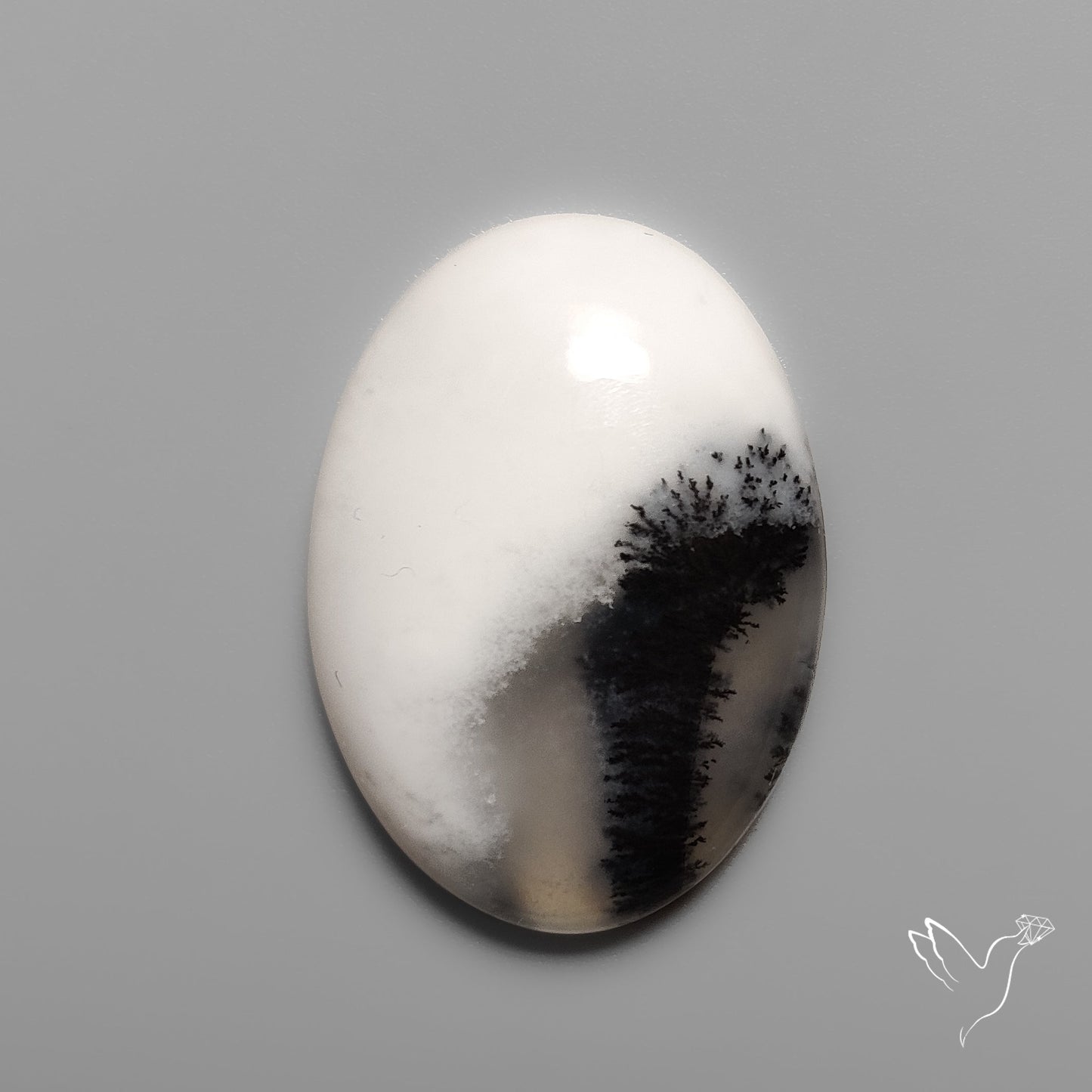 Dendritic Opal Cabochon