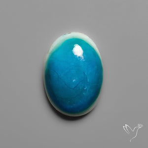 Peruvian Blue Opalina Cabochon