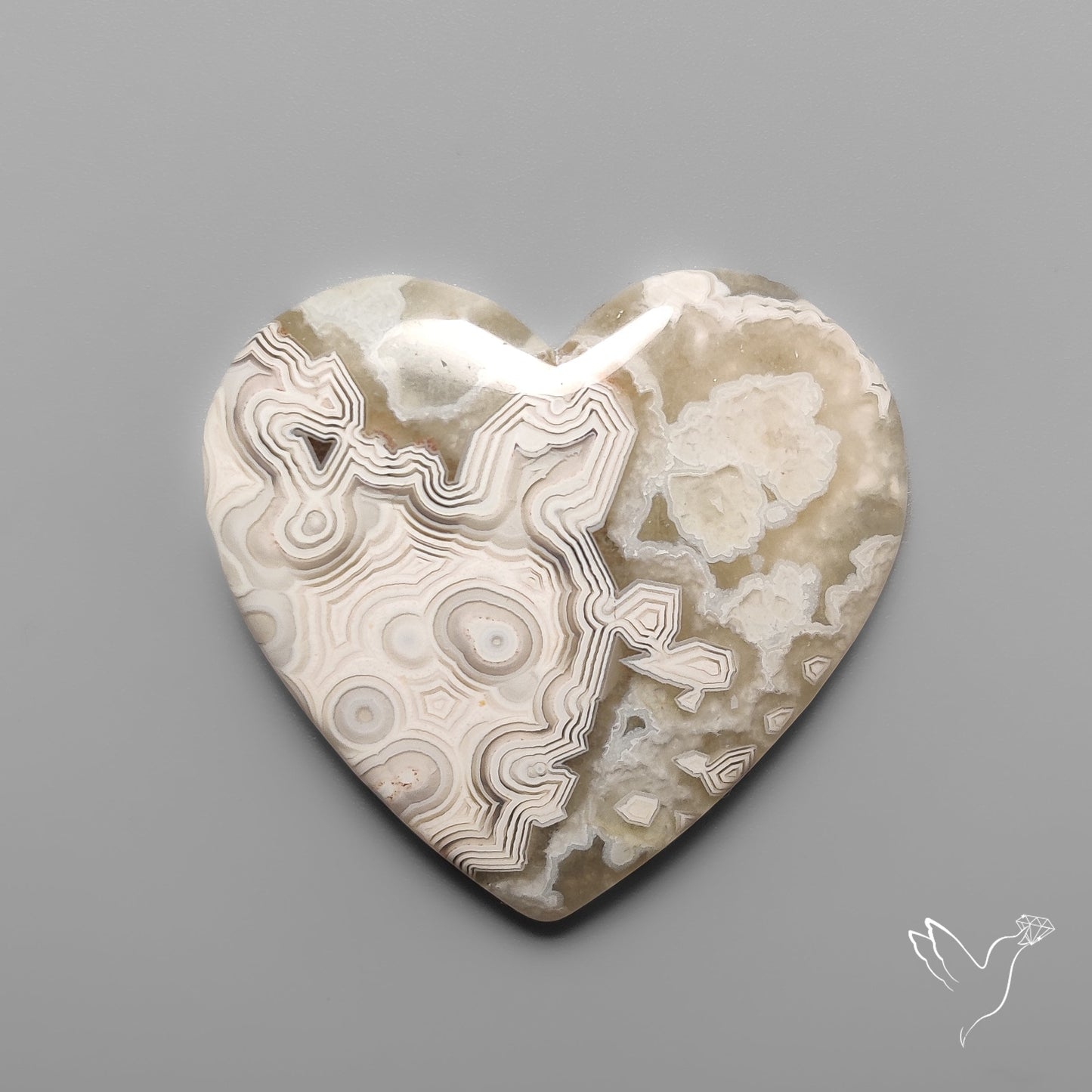Crazylace Agate Heart