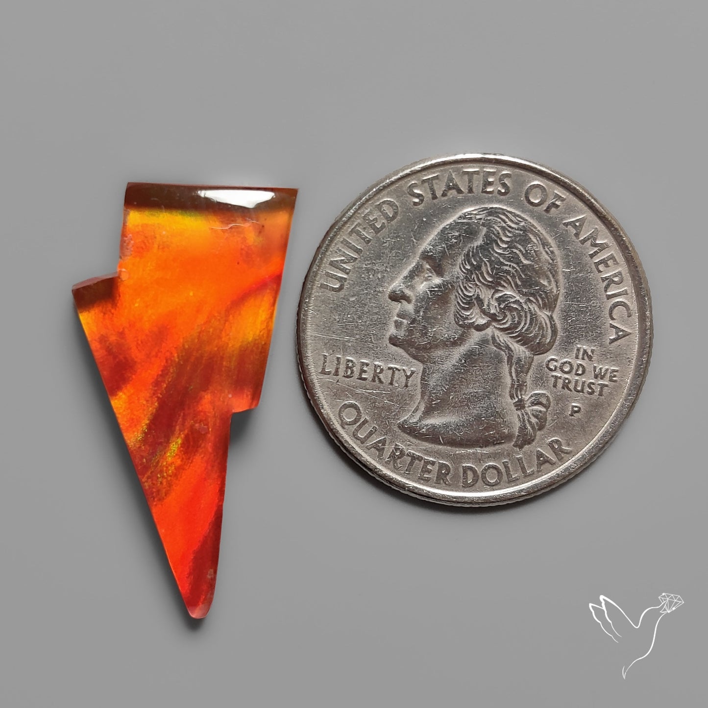 Aurora Opal Lightning Bolt Carving Doublet