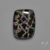 Crushed Opal Inlay Black Onyx Doublet