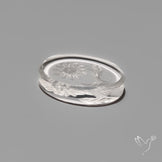 Himalayan Quartz Intaglio Reverse Flower Carving