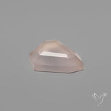Step Cut Rose Quartz