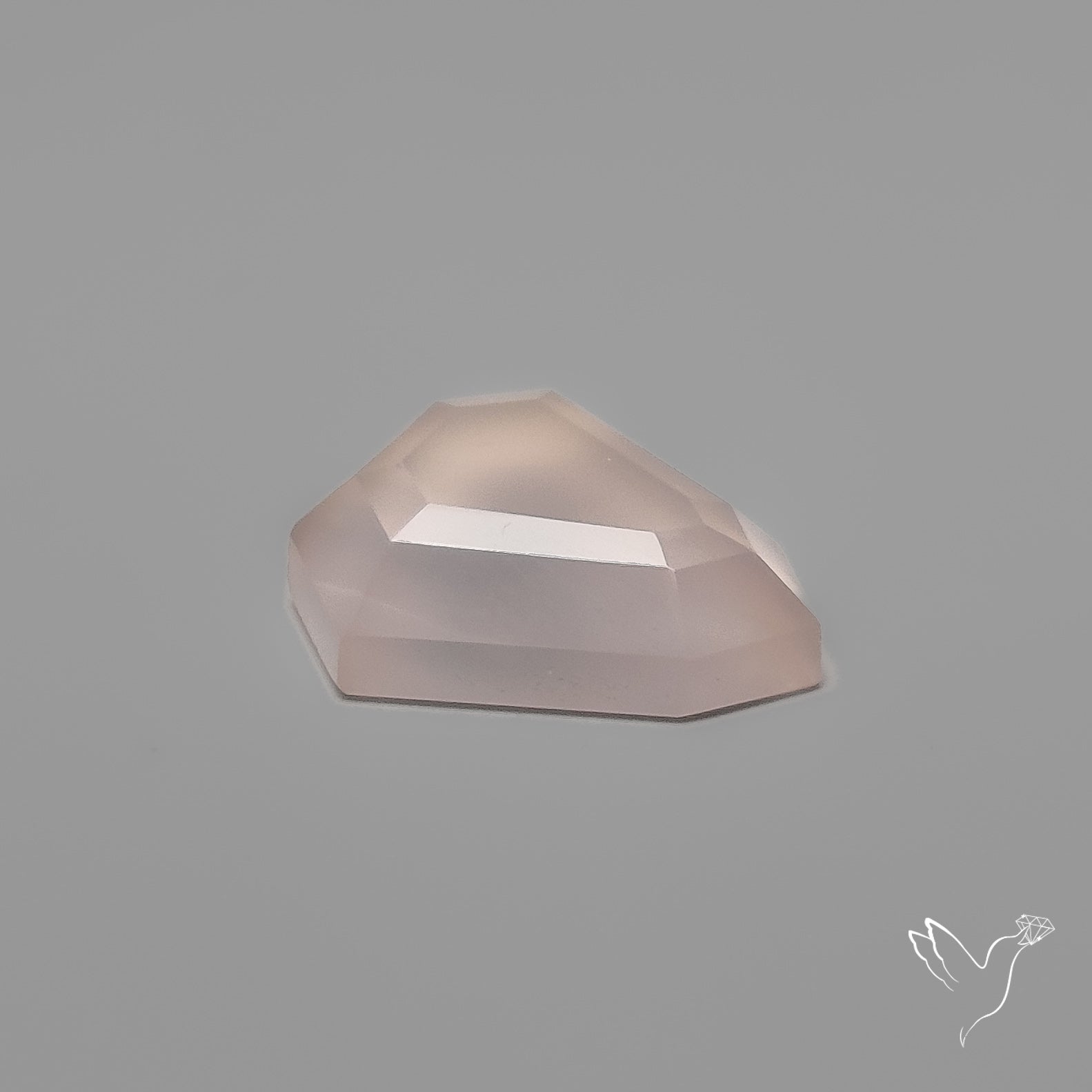 Step Cut Rose Quartz