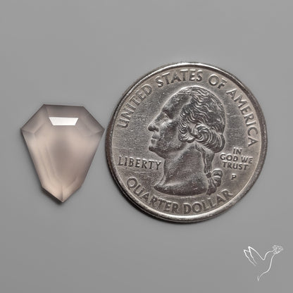 Step Cut Rose Quartz