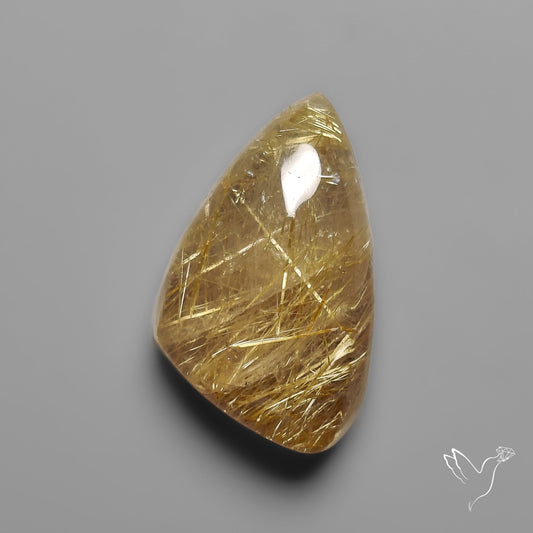 Golden Rutilated Quartz Cabochon