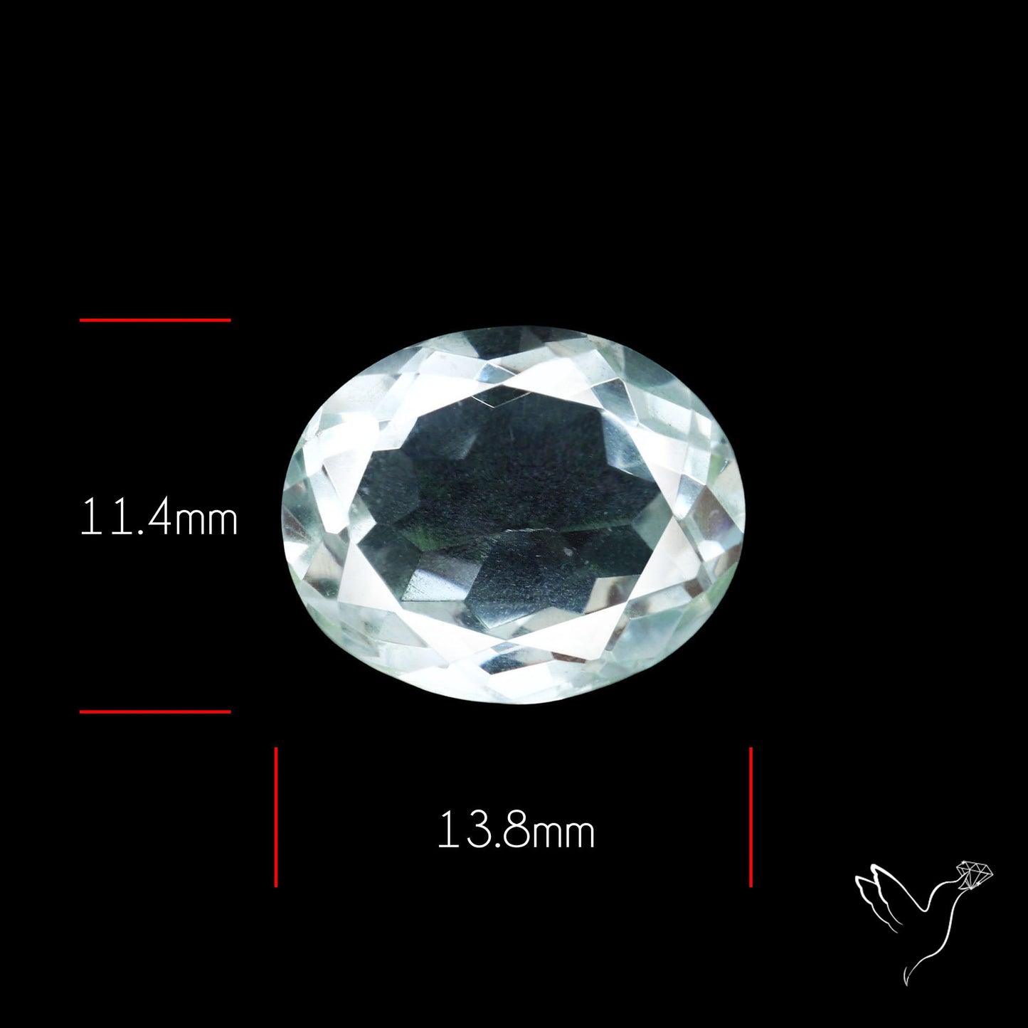 Faceted Himalayan Clear Quartz