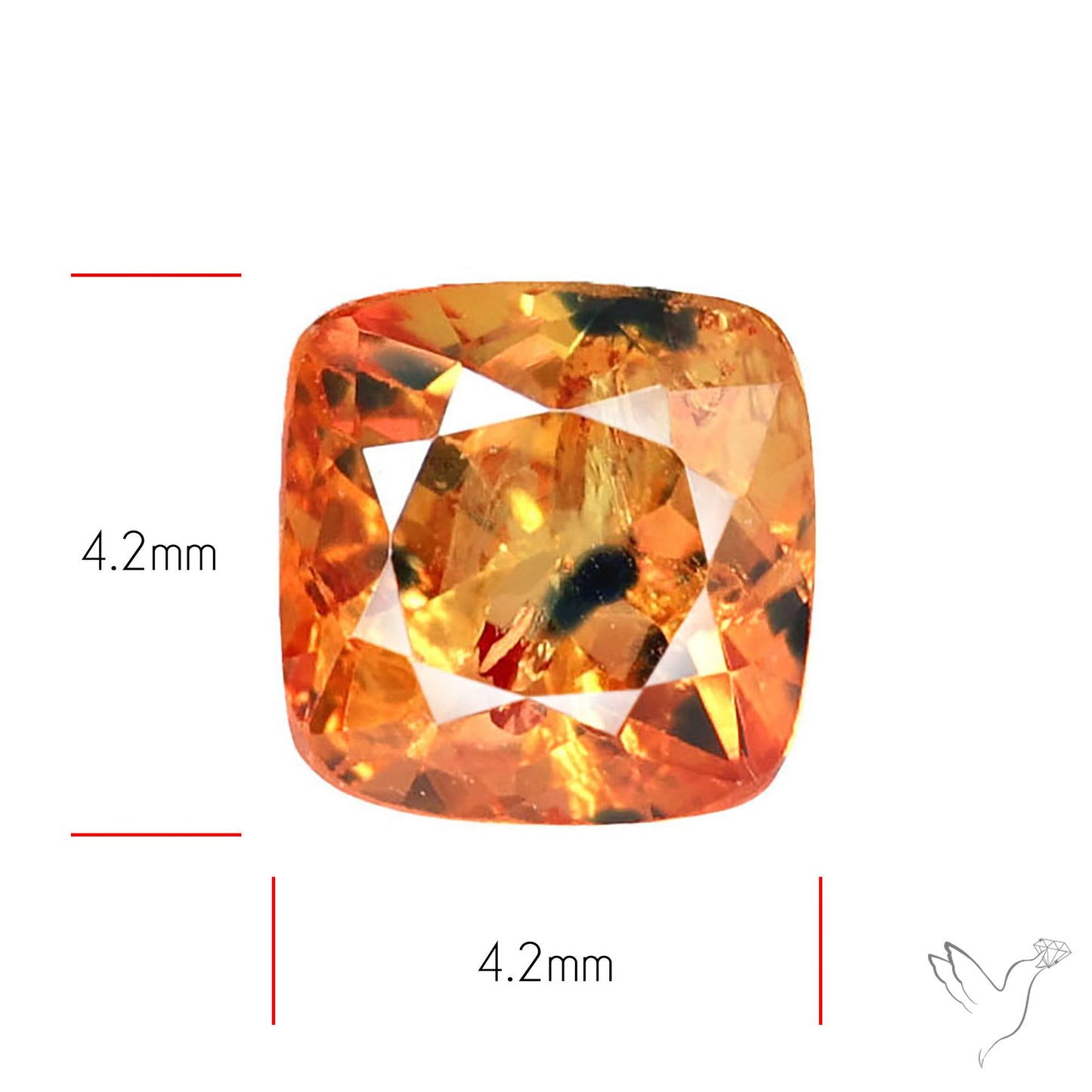 Songea Sapphire Faceted Small Fine Gemstone