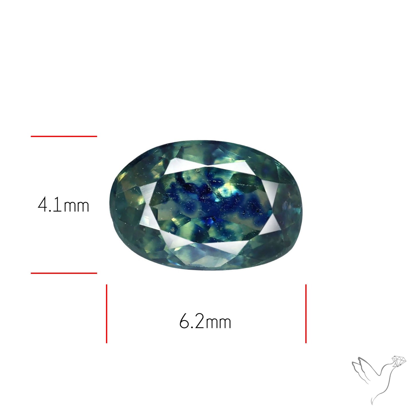 Songea Sapphire Faceted Small Fine Gemstone