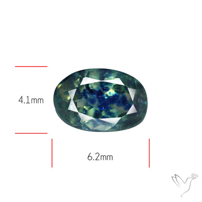 Songea Sapphire Faceted Small Fine Gemstone