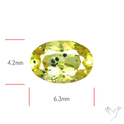 Songea Sapphire Faceted Small Fine Gemstone