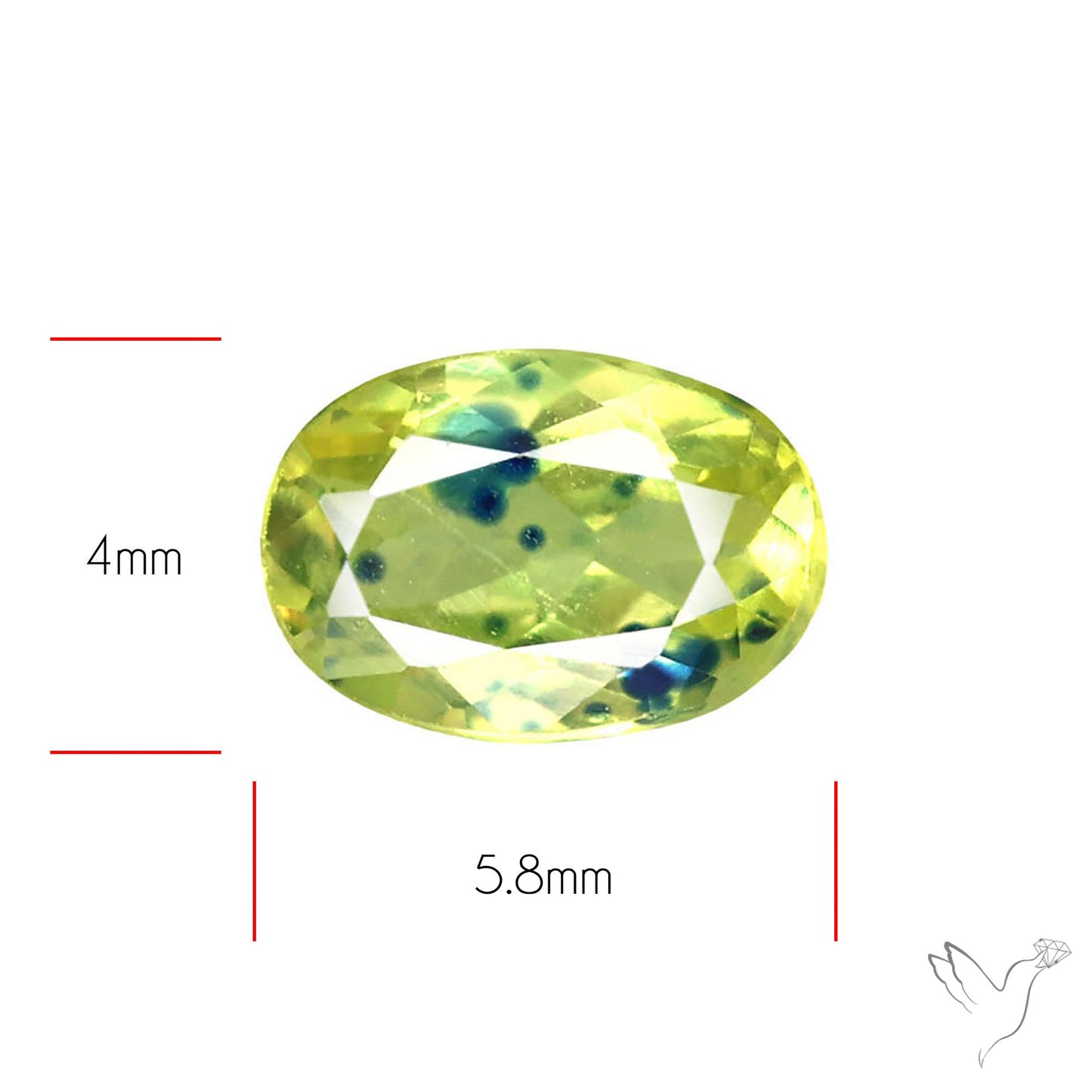Songea Sapphire Faceted Small Fine Gemstone