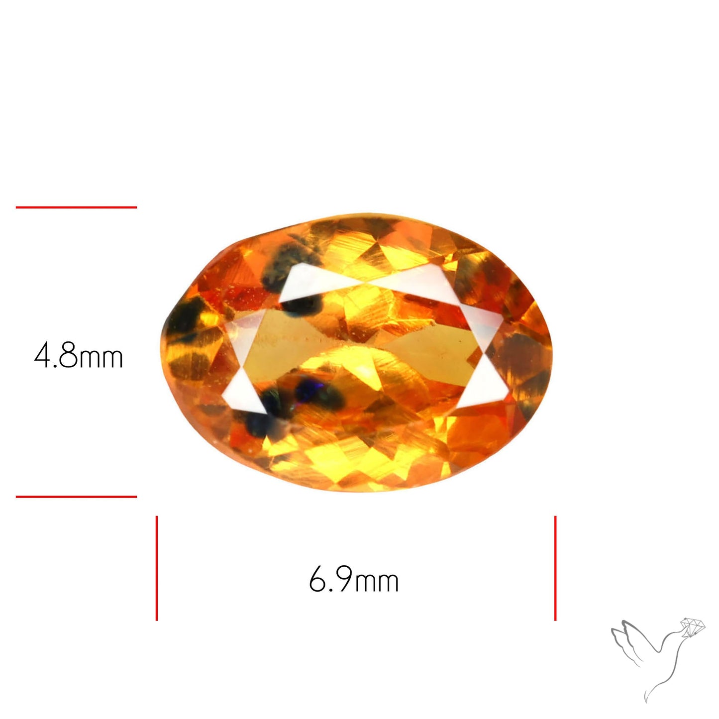 Songea Sapphire Faceted Small Fine Gemstone