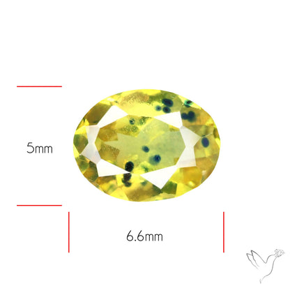 Songea Sapphire Faceted Small Fine Gemstone