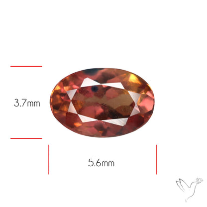 Songea Sapphire Faceted Small Fine Gemstone