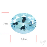 High Grade Aquamarine Faceted Fine Gemstone