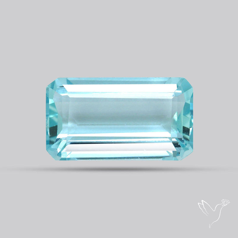 High Grade Aquamarine Faceted Fine Gemstone