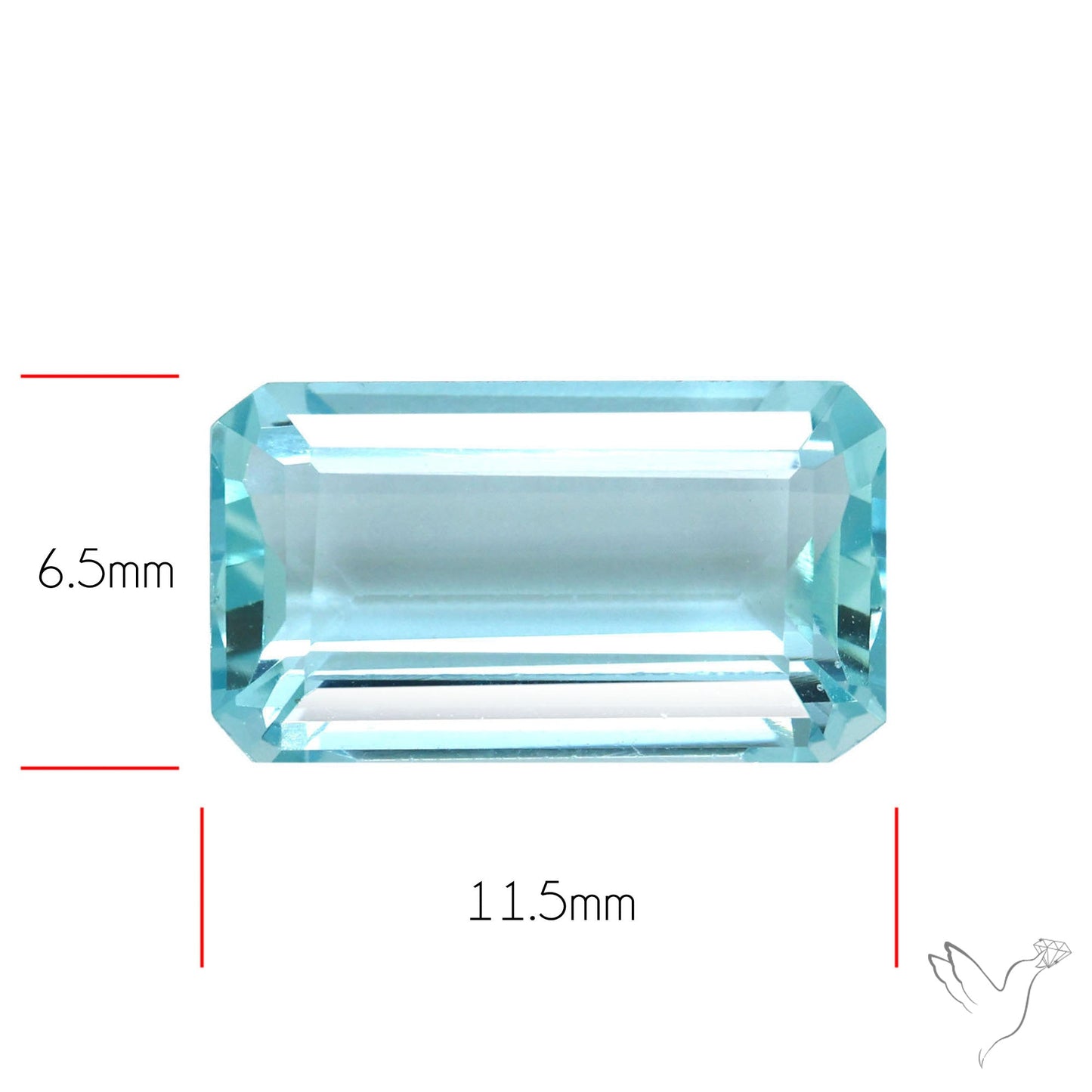 High Grade Aquamarine Faceted Fine Gemstone
