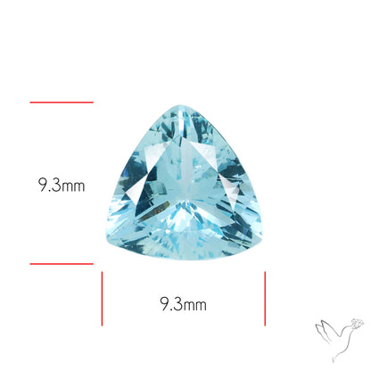 High Grade Aquamarine Faceted Fine Gemstone