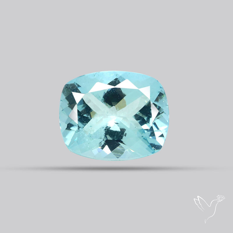 High Grade Aquamarine Faceted Fine Gemstone