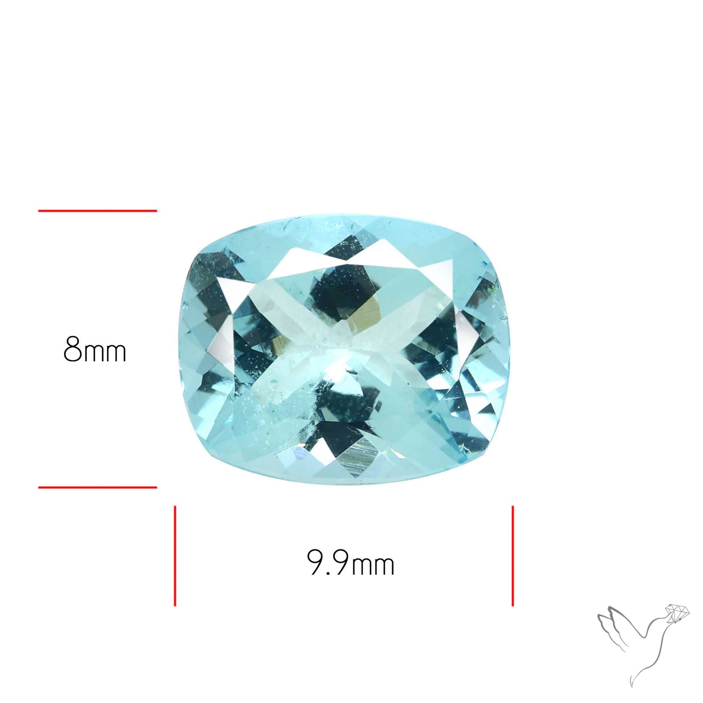 High Grade Aquamarine Faceted Fine Gemstone