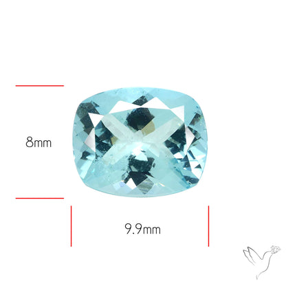 High Grade Aquamarine Faceted Fine Gemstone