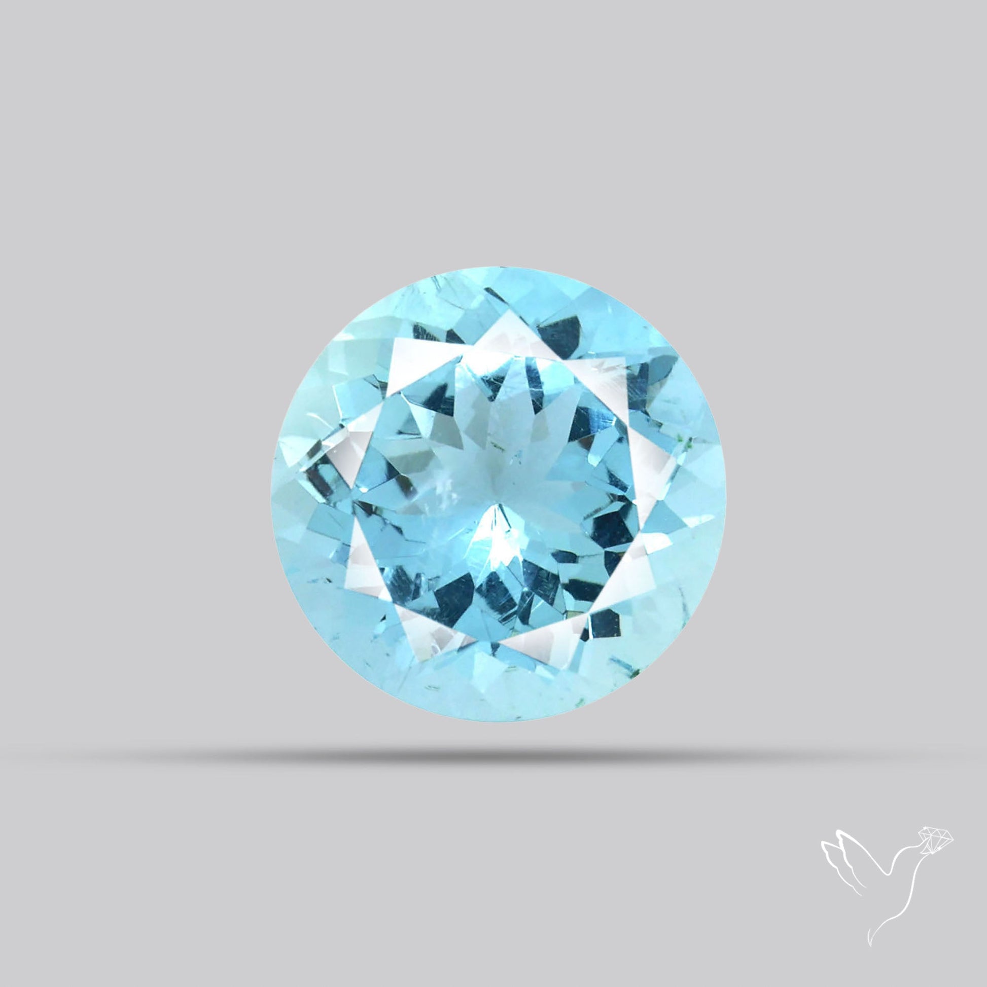 High Grade Aquamarine Faceted Fine Gemstone