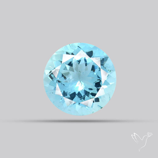 High Grade Aquamarine Faceted Fine Gemstone