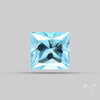 Princess Cut Aquamarine Faceted Fine Gemstone