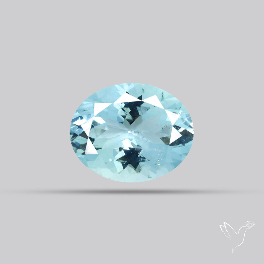 High Grade Aquamarine Faceted Fine Gemstone