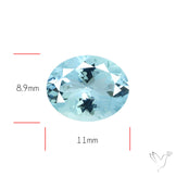 High Grade Aquamarine Faceted Fine Gemstone