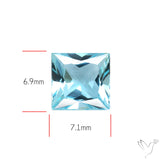 High Grade Aquamarine Faceted Fine Gemstone