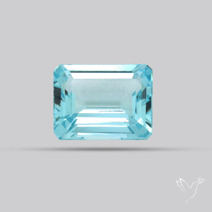 High Grade Aquamarine Faceted Fine Gemstone