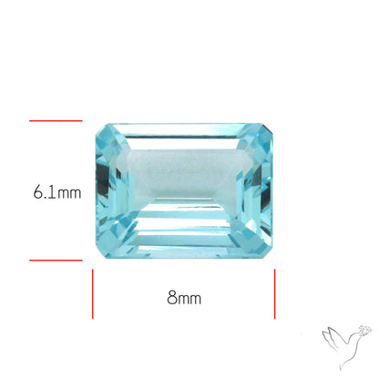 High Grade Aquamarine Faceted Fine Gemstone