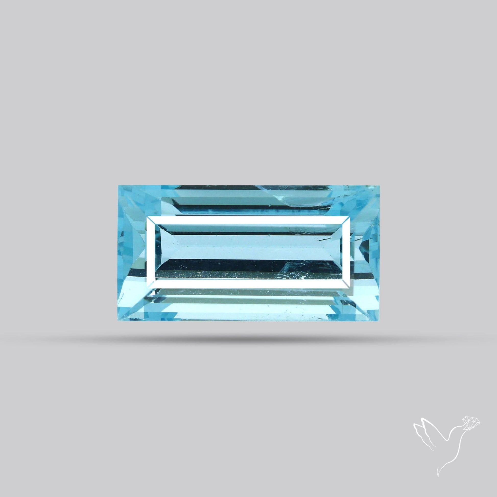 High Grade Aquamarine Faceted Fine Gemstone