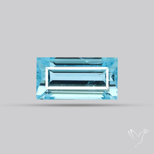 High Grade Aquamarine Faceted Fine Gemstone