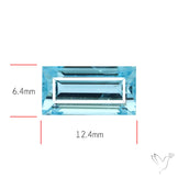 High Grade Aquamarine Faceted Fine Gemstone