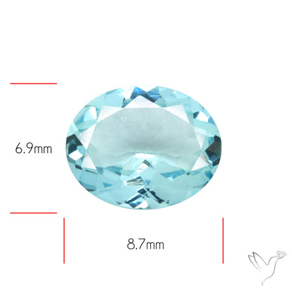 High Grade Aquamarine Faceted Fine Gemstone