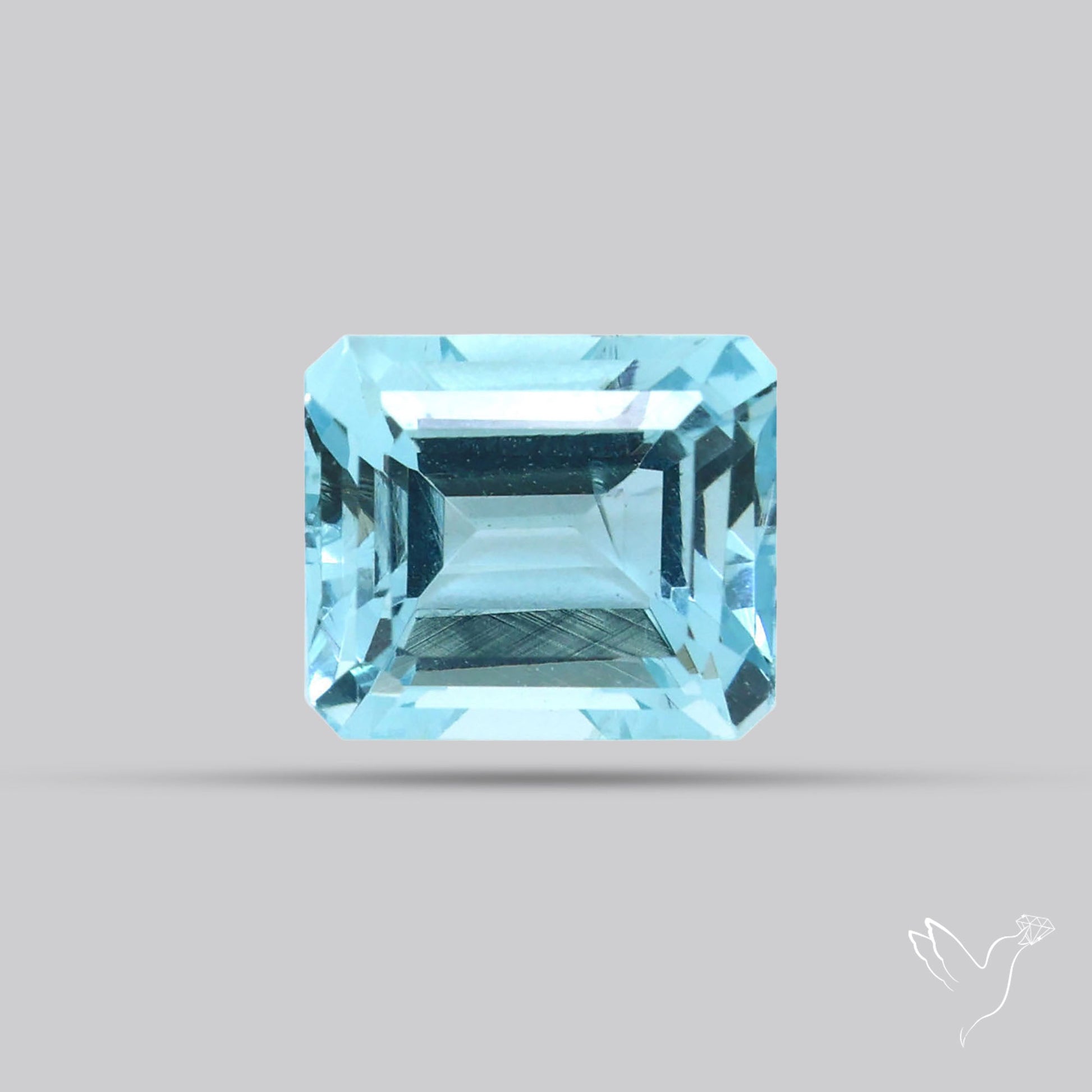 High Grade Aquamarine Faceted Fine Gemstone